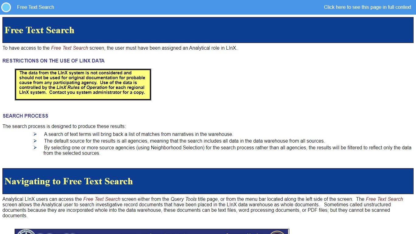 Free Text Search - linxnc.us